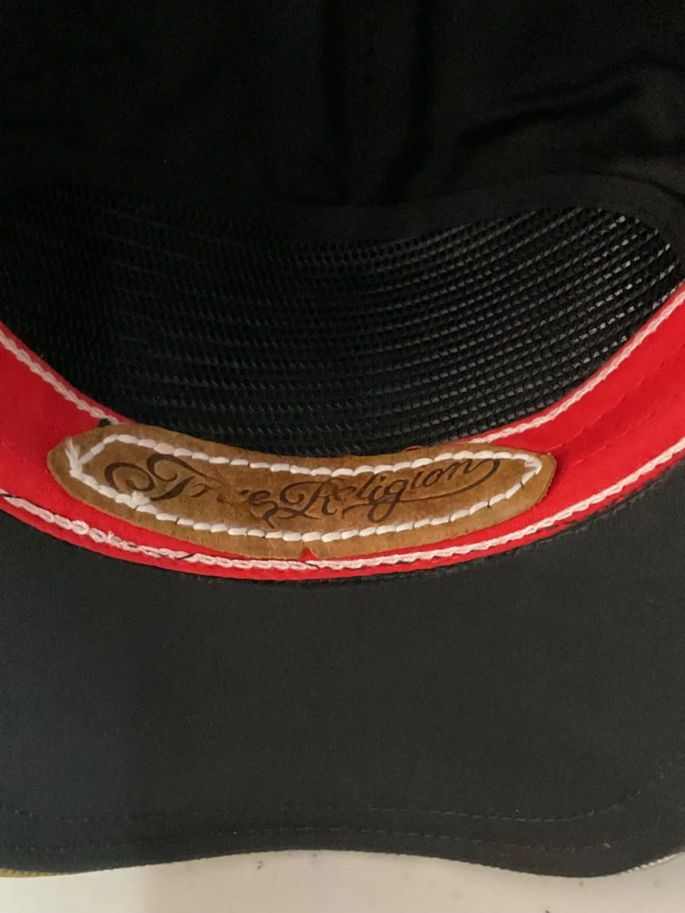 True religion Leather Cap.